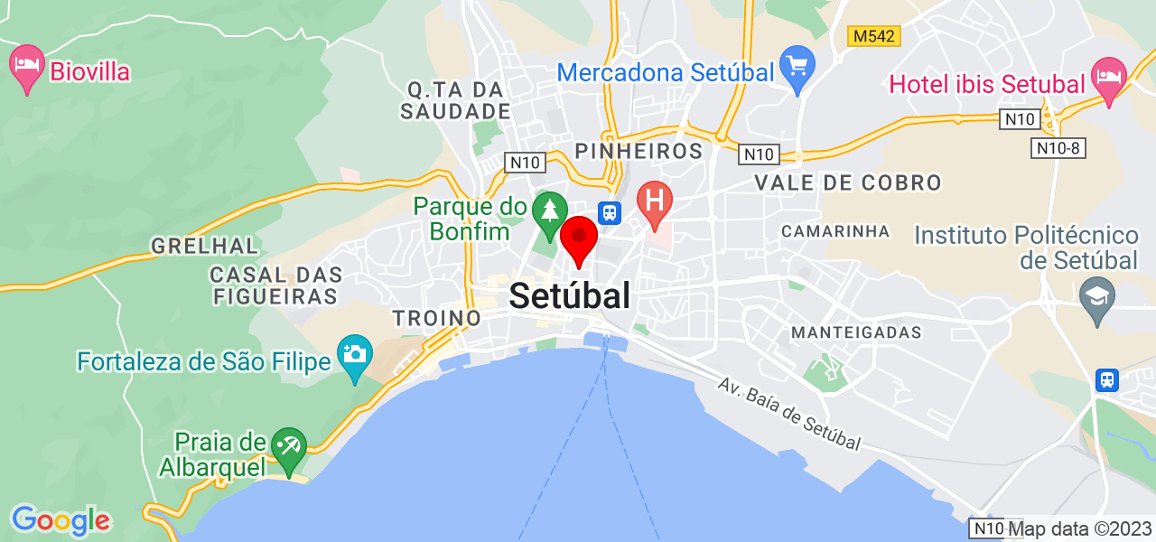 Prestadora de servi&ccedil;os Ribeiro. - Setúbal - Setúbal - Mapa