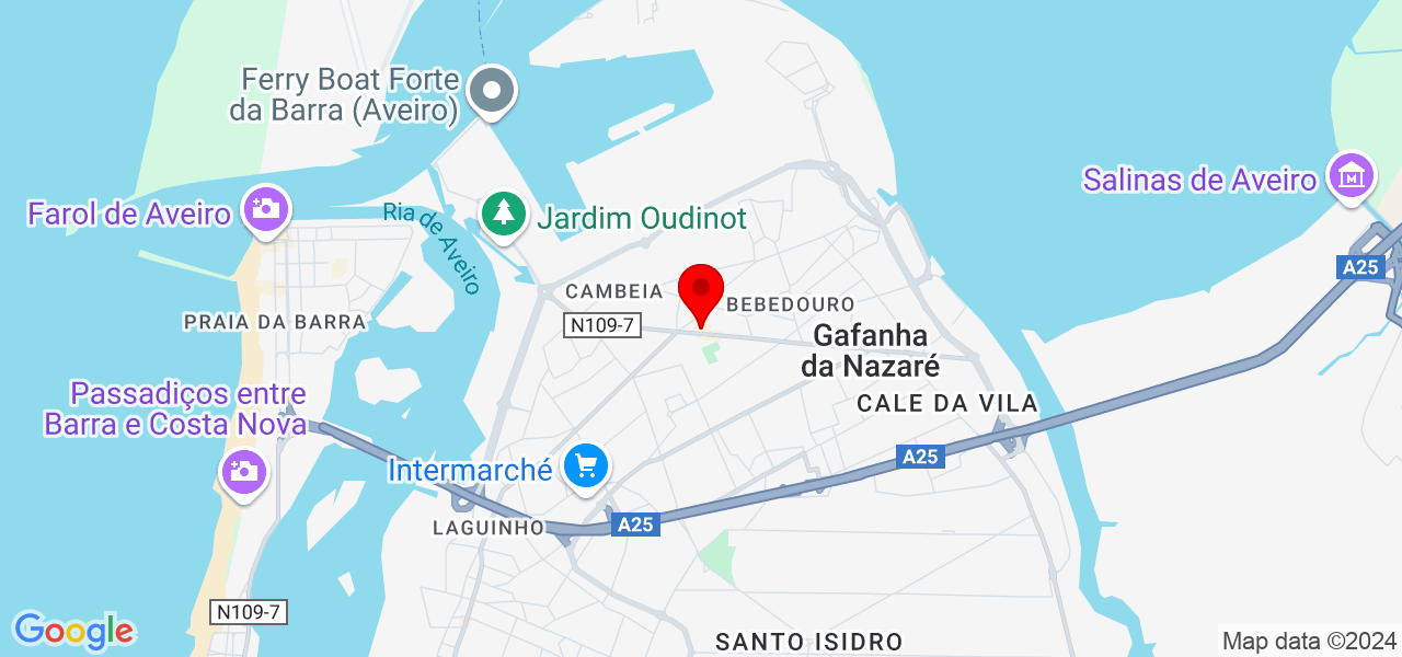 Carolina - Aveiro - Ílhavo - Carte