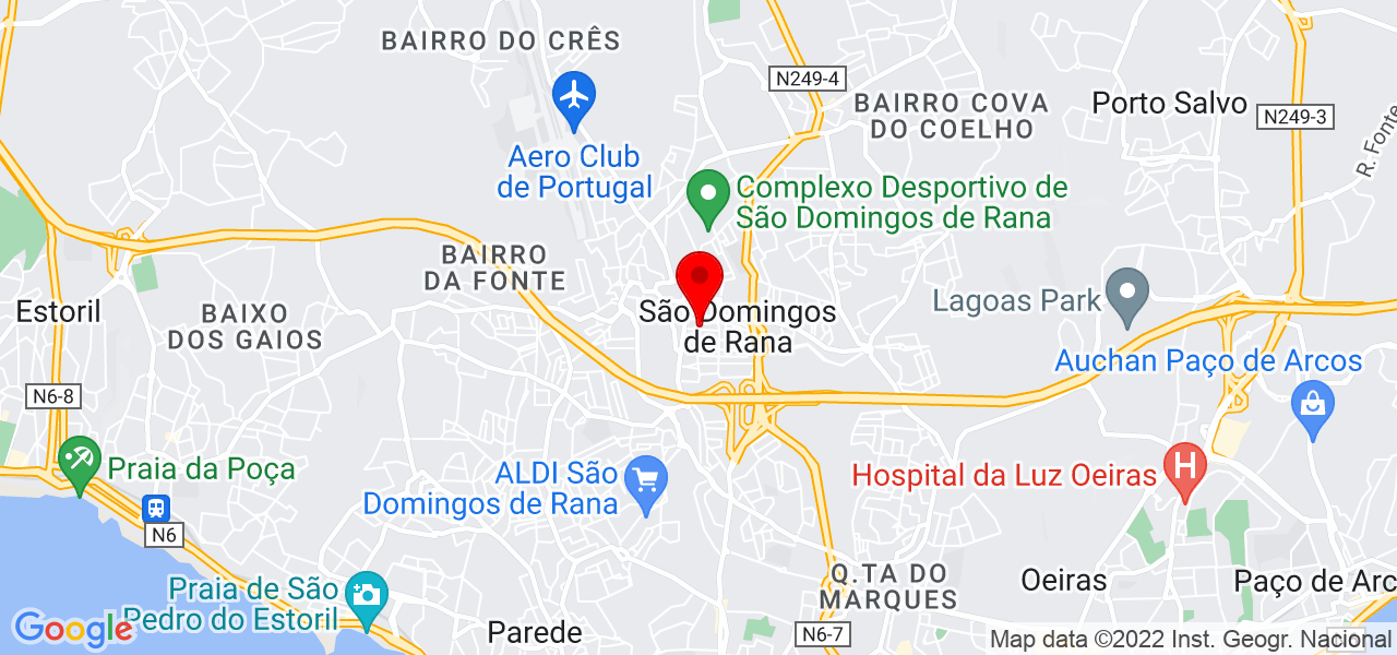 Jos&eacute; Ramisio - Lisboa - Cascais - Mapa