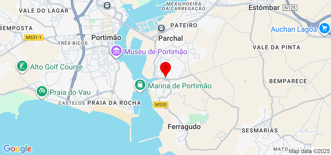 Katia - Faro - Lagoa - Karte