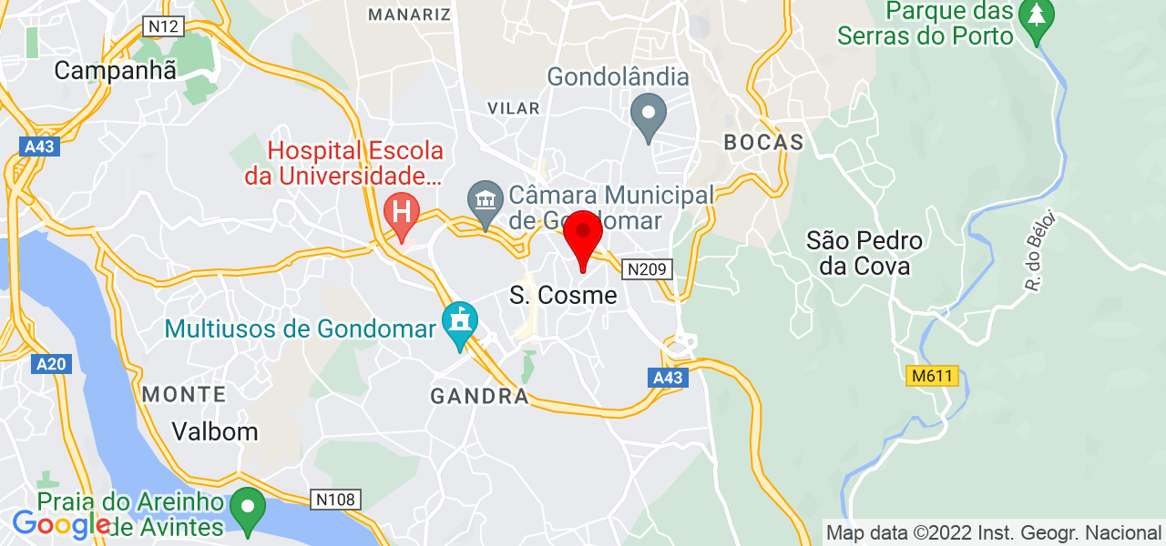 Ana - Porto - Gondomar - Mapa