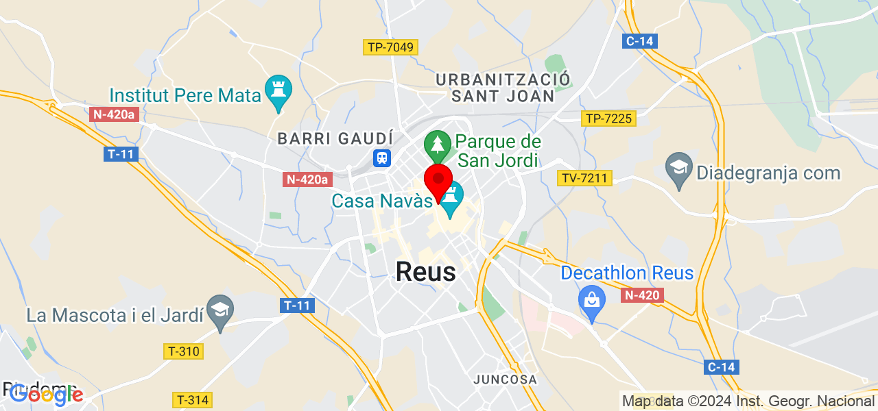 Rub&egrave;nComposer - Cataluña - Reus - Mapa