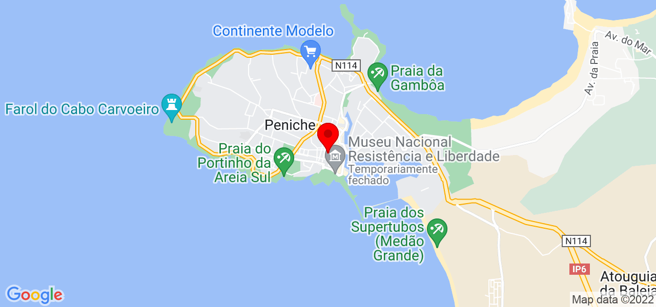 Relimpa - Leiria - Peniche - Mapa
