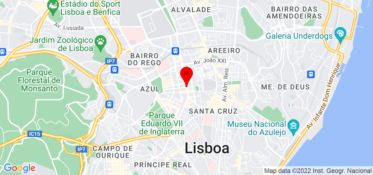 Est&eacute;tica Bruna Andrade - Lisboa - Lisboa - Mapa