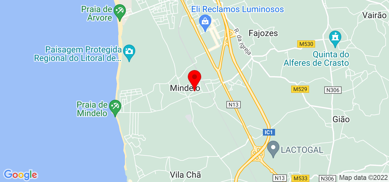 J&eacute;ssica Mendes - Porto - Vila do Conde - Map
