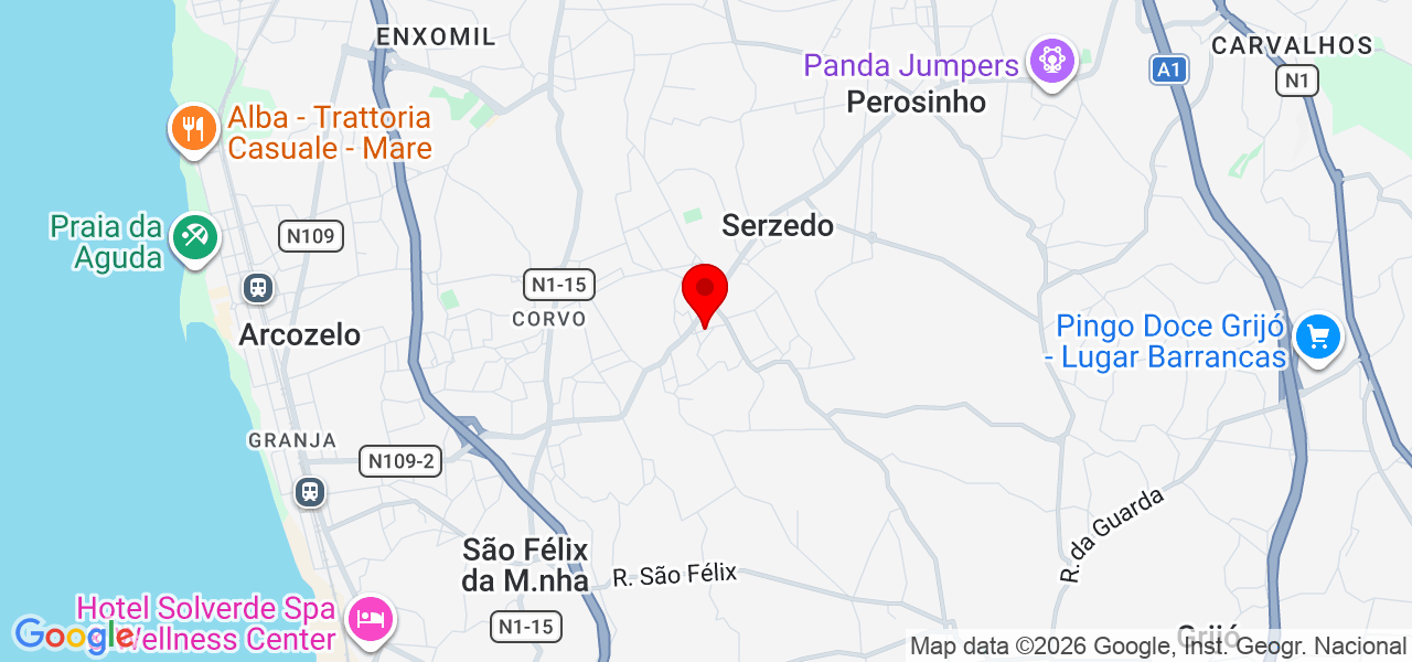 Manu - Porto - Vila Nova de Gaia - Mapa