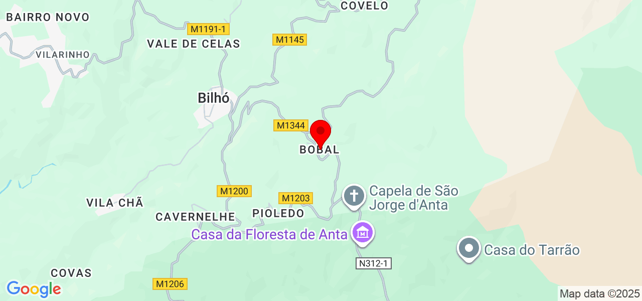 Manobrador de m&aacute;quinas - Vila Real - Mondim de Basto - Karte