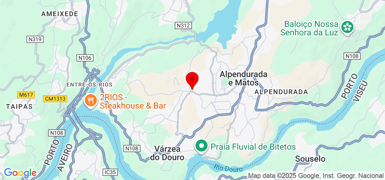 Manuel Pinheiro - Porto - Marco de Canaveses - Mapa