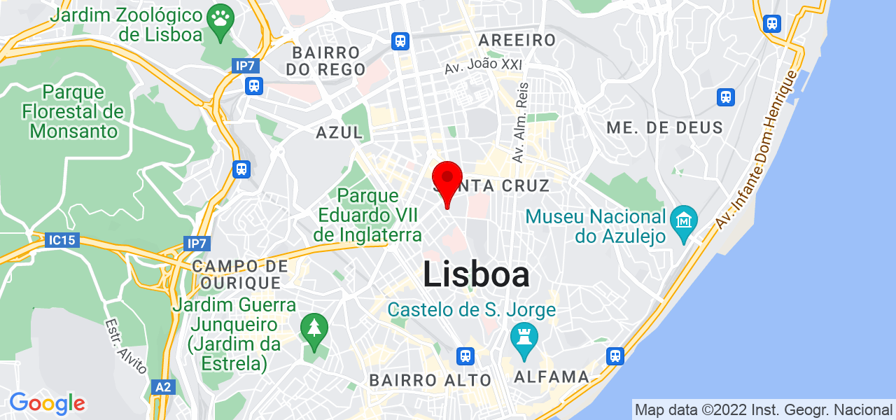 Pedro Augusto Ferreira, Tradutor Freelancer - Lisboa - Lisboa - Mapa
