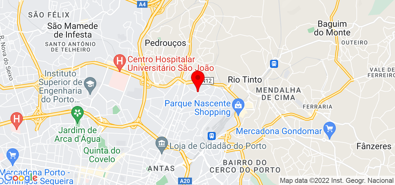 Andr&eacute; Xavier - Porto - Porto - Mapa