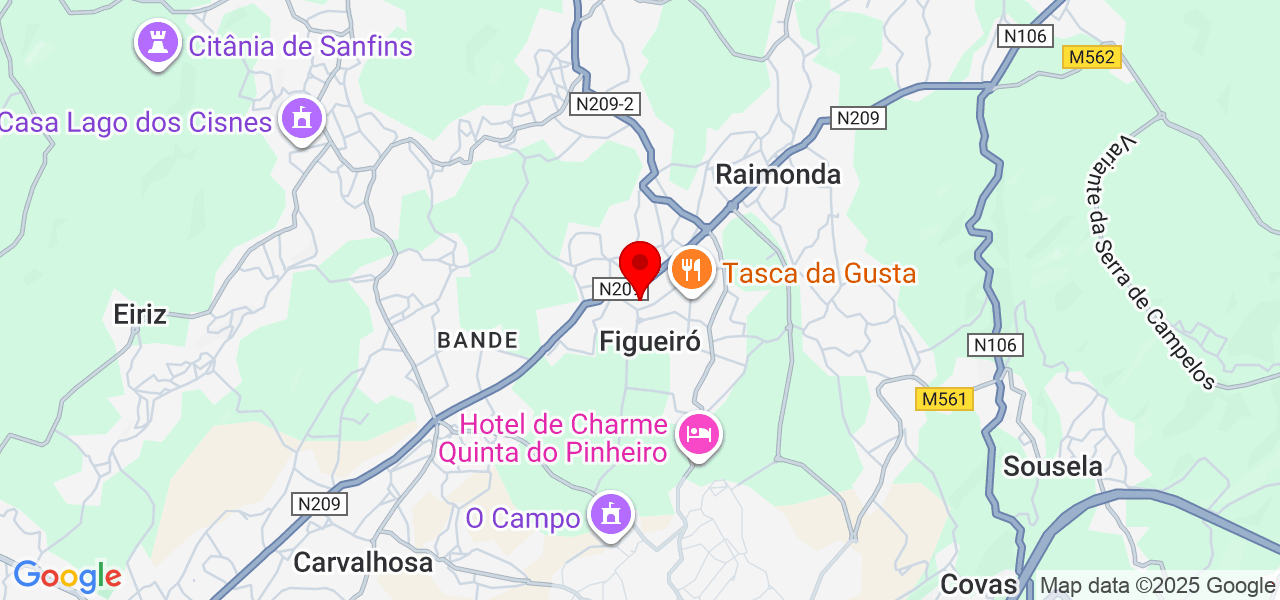 Mário Sousa - Porto - Paços de Ferreira - Map