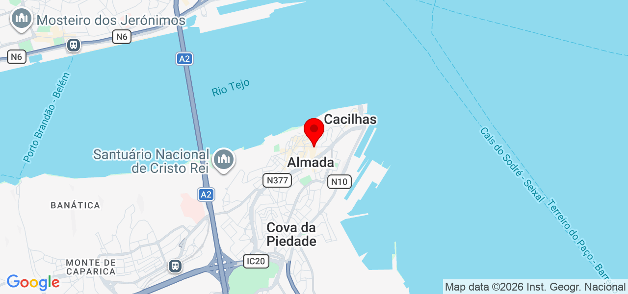 Gmax - Setúbal - Almada - Carte