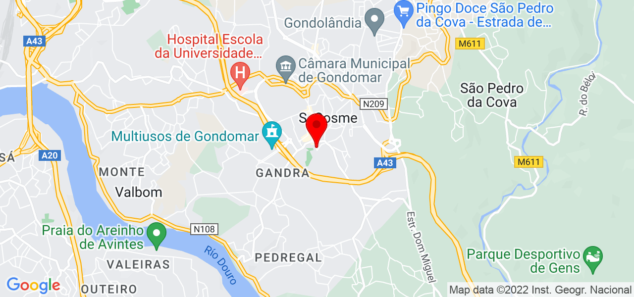 HS Gondomar - Porto - Gondomar - Mapa