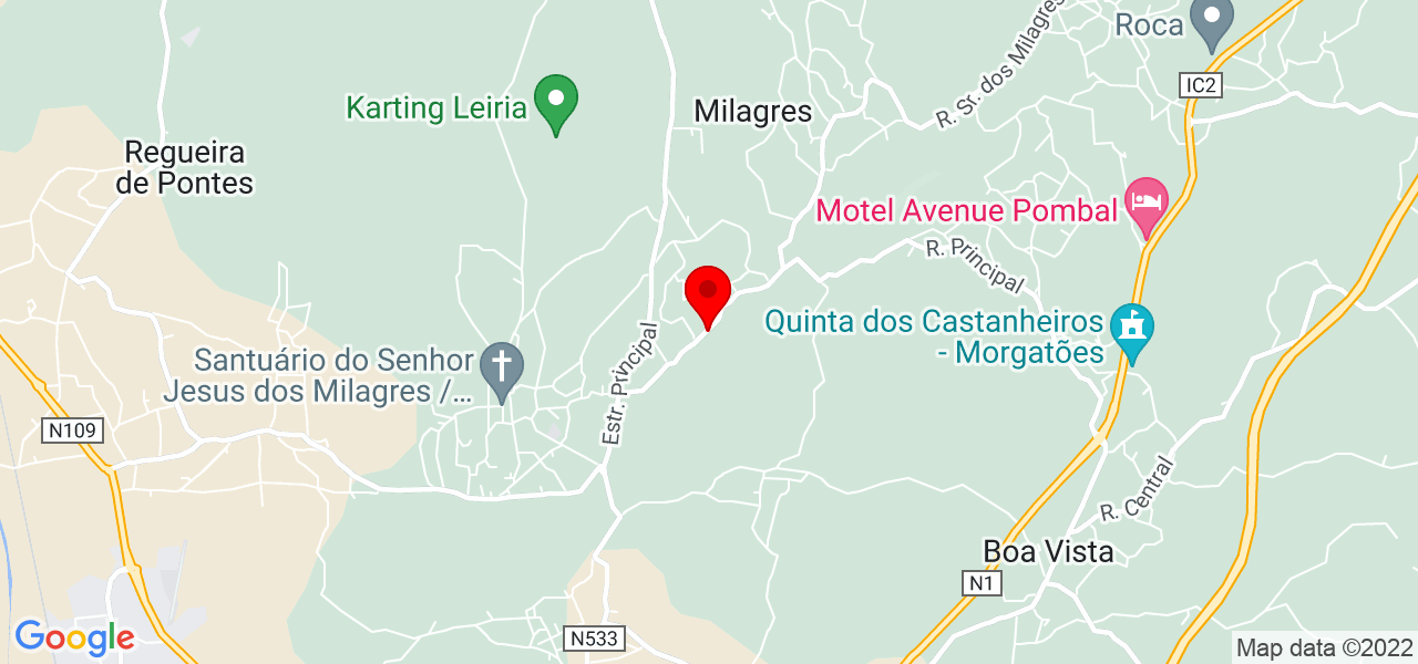 Ant&oacute;nio Pedrosa - Leiria - Leiria - Mapa