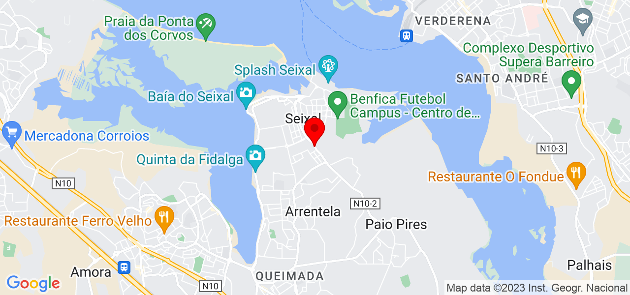 Maria Paula - Setúbal - Seixal - Mapa