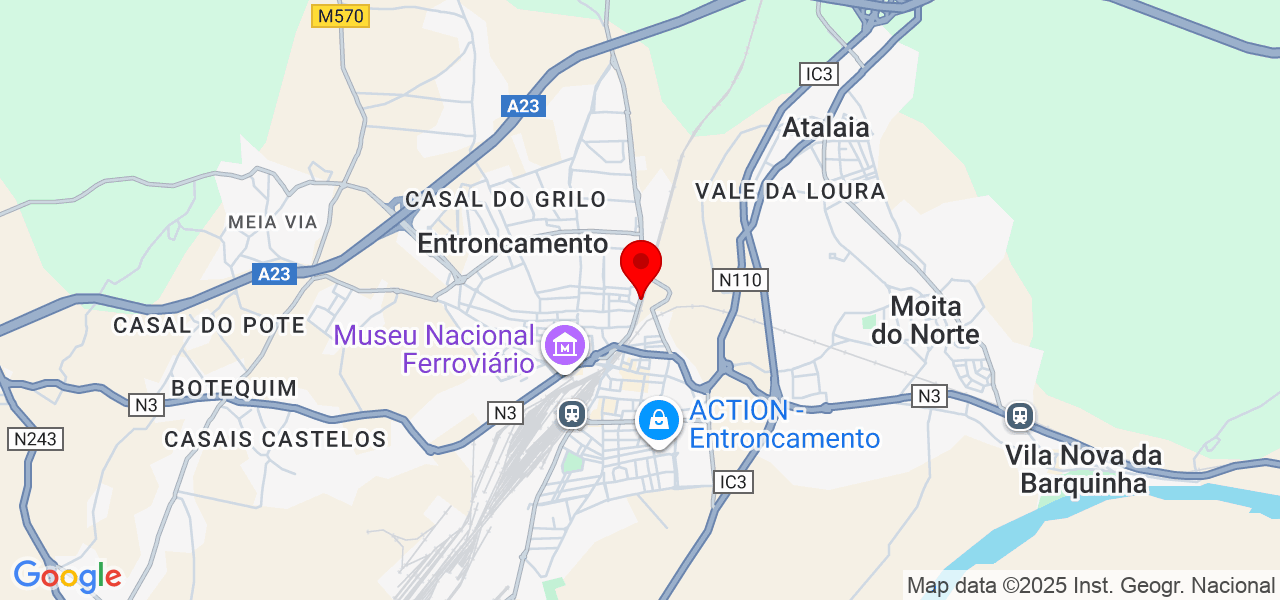 Keara - Santarém - Entroncamento - Mapa