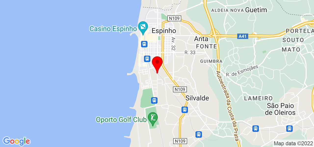 Joana - Aveiro - Espinho - Mapa