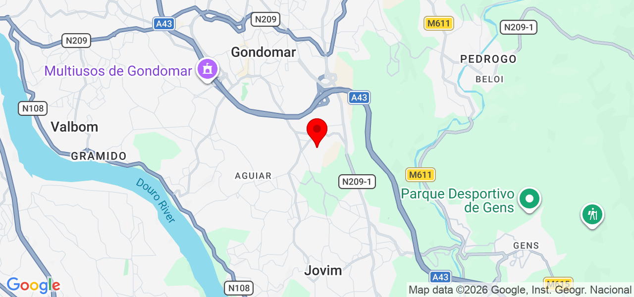 Ivo Castro - Porto - Gondomar - Map