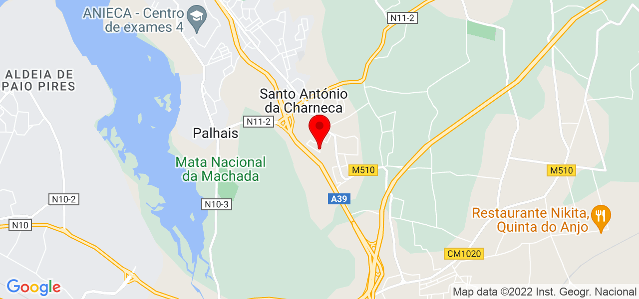 Gilberto - Setúbal - Barreiro - Mapa