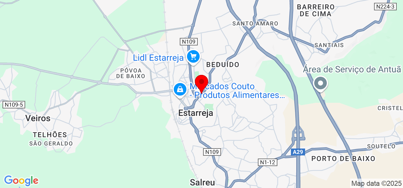 DTM - Diogo Tavares Martins, Unip. Lda - Aveiro - Estarreja - Mapa