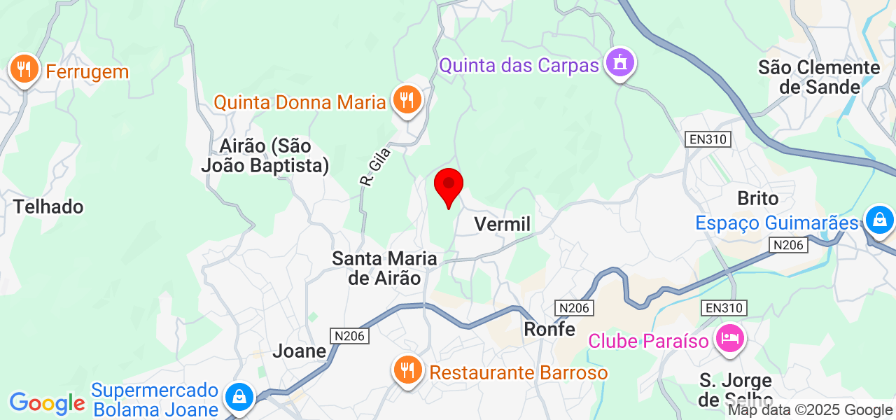 AfterGold Events - Braga - Guimarães - Mapa