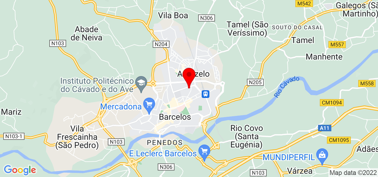 Patricia - Braga - Barcelos - Mapa
