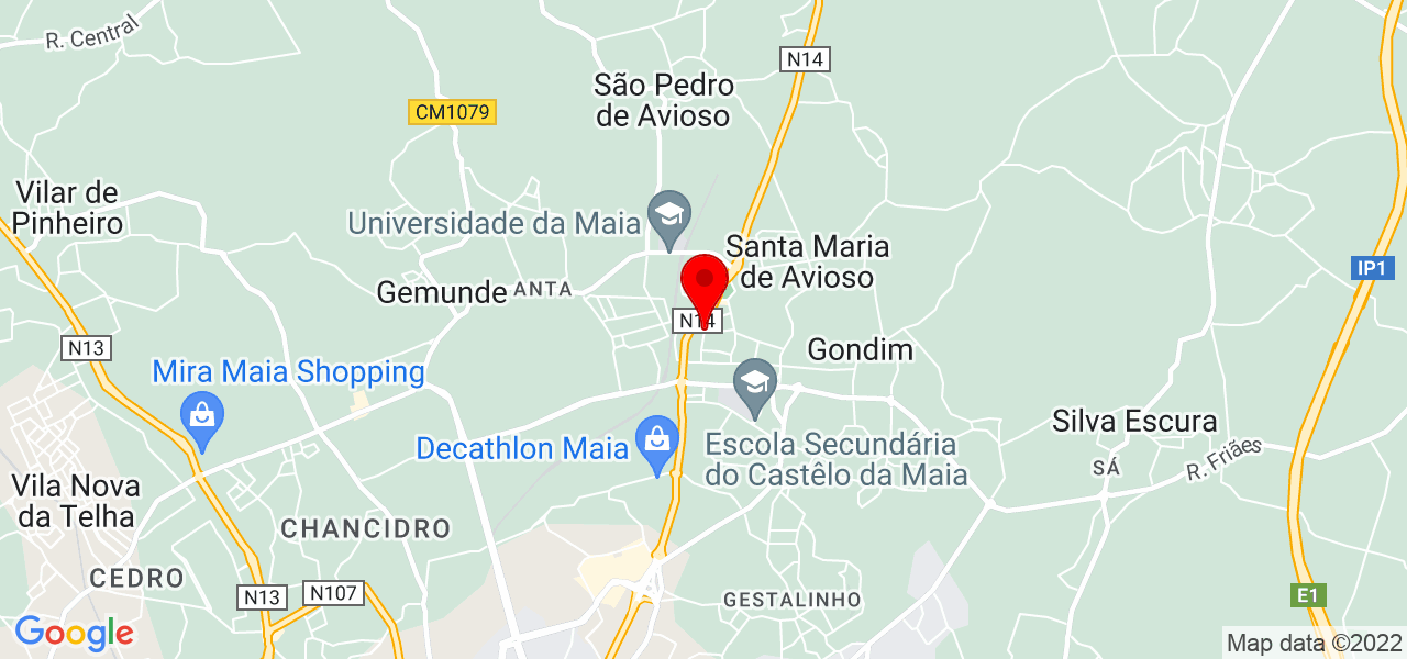 Tha&iacute;s - Porto - Maia - Mapa