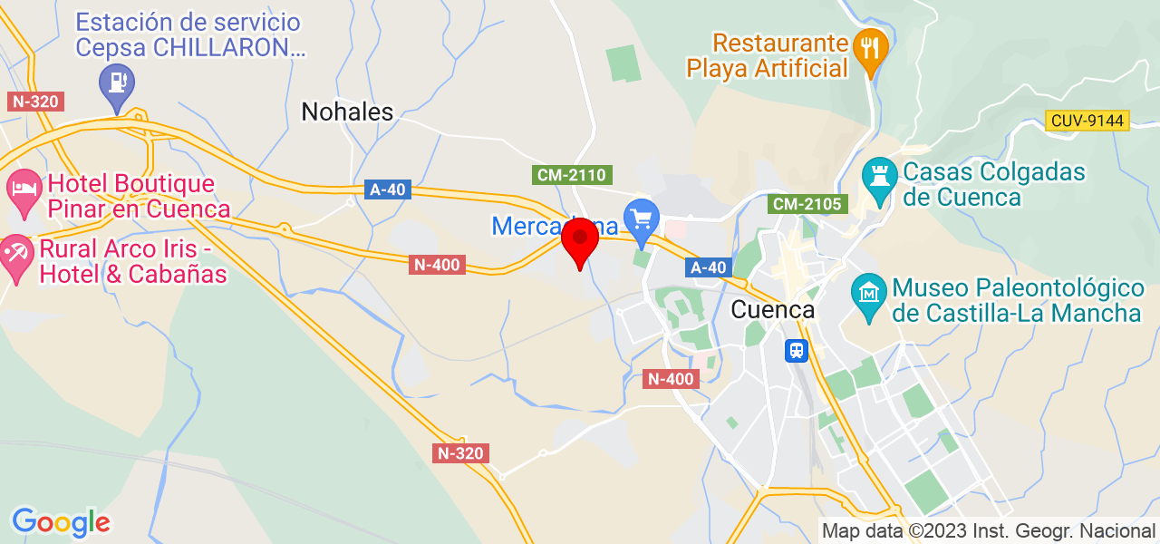 elide - Castilla-La Mancha - Cuenca - Mapa