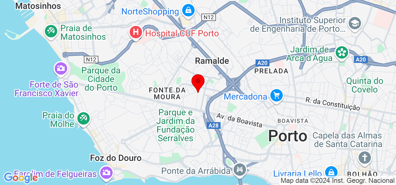 Fernando Santos - Porto - Porto - Map