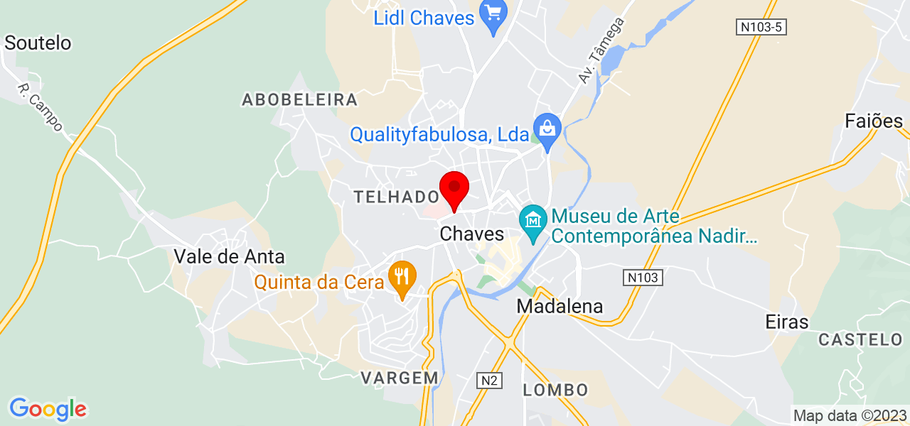LILIAN NEVES - Vila Real - Chaves - Mapa
