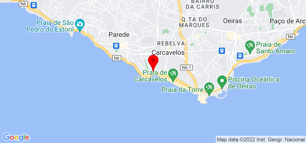 Mari Gouv&ecirc;a Beauty - Lisboa - Cascais - Mapa