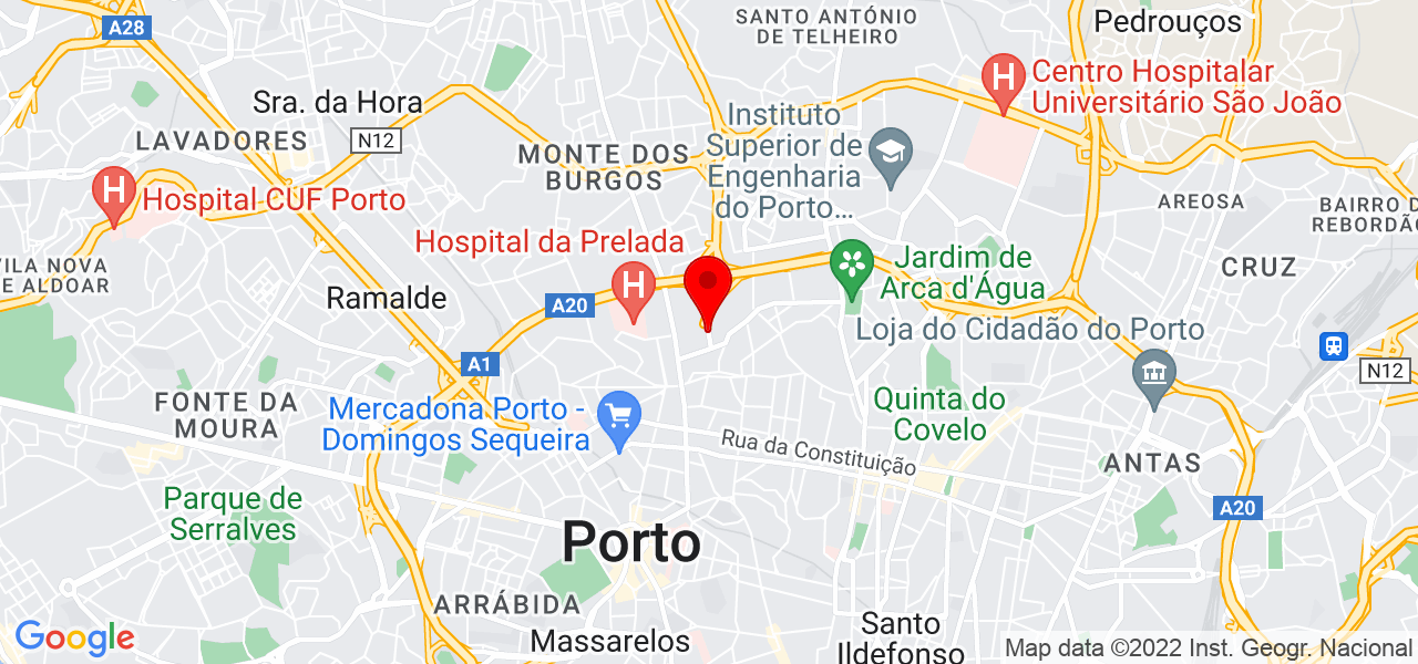 Gabriel Mota - Porto - Porto - Mapa