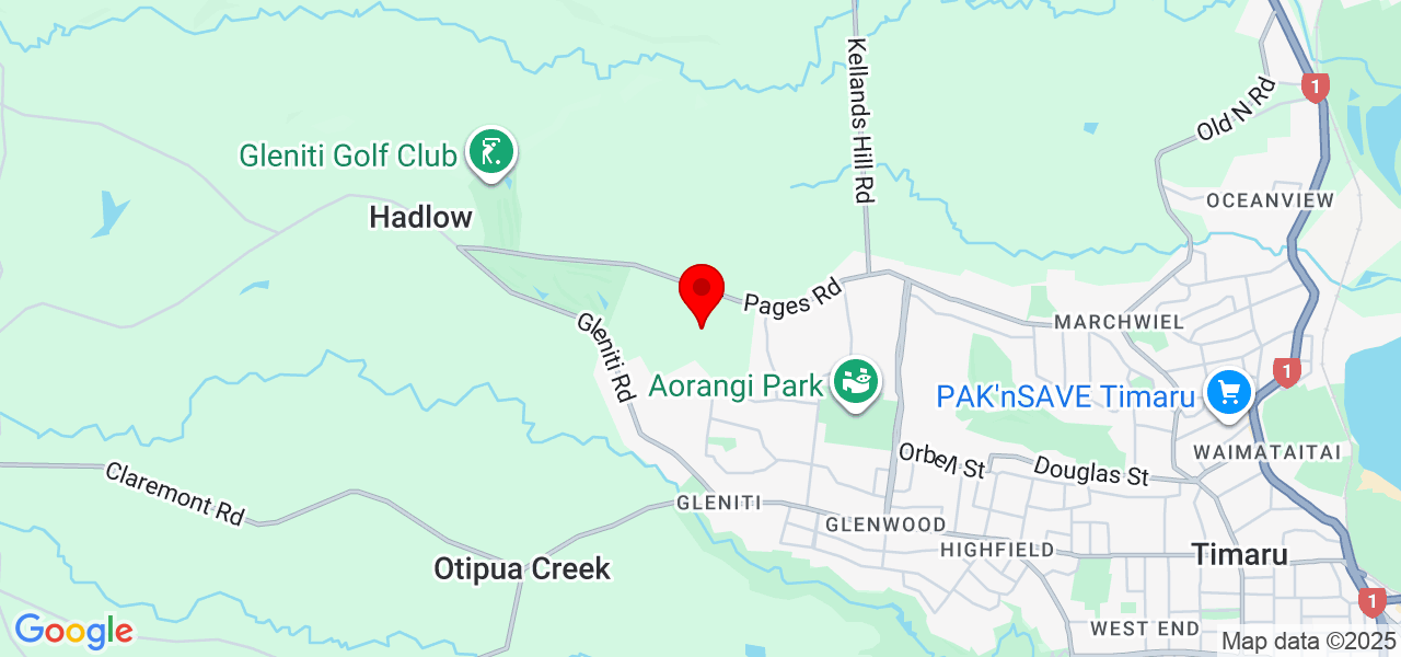 Celine Ananda - Canterbury - Timaru - Map