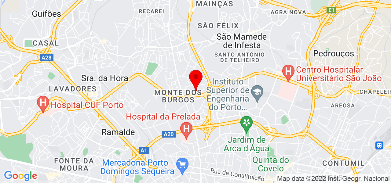 Cuidador Rui Belo - Porto - Matosinhos - Map