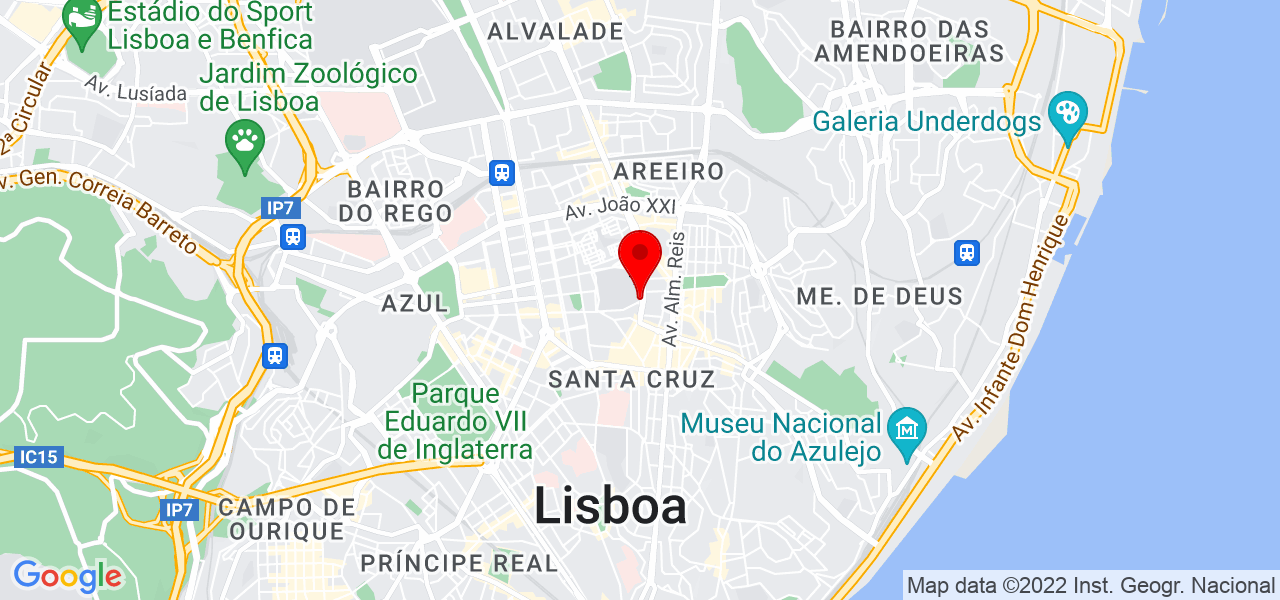 Joana Gomes - Lisboa - Lisboa - Mapa
