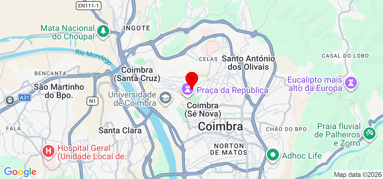 Mbata Solu&ccedil;&otilde;es - Coimbra - Coimbra - Map