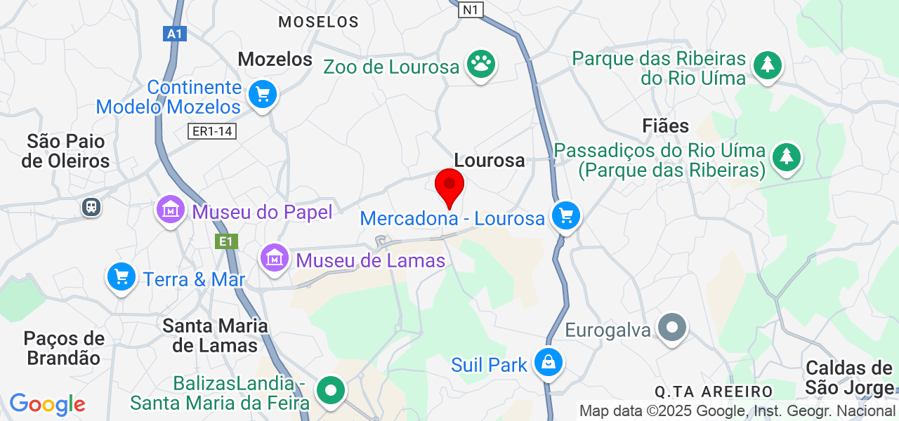 Jbrito design - Aveiro - Santa Maria da Feira - Mapa