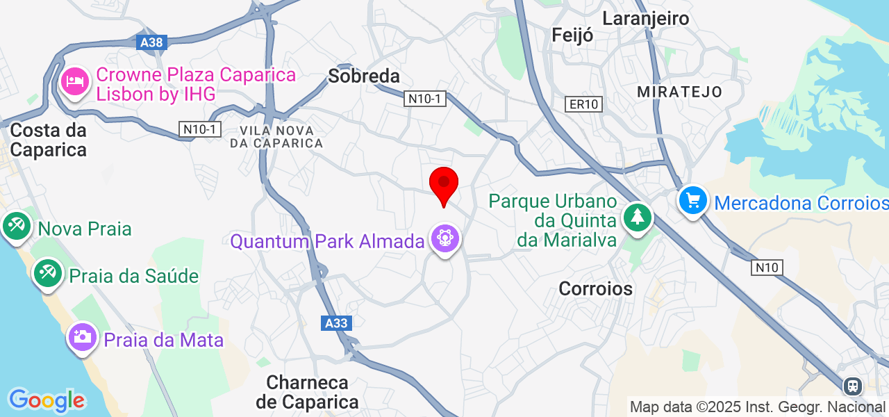Gustavo - Setúbal - Almada - Mapa