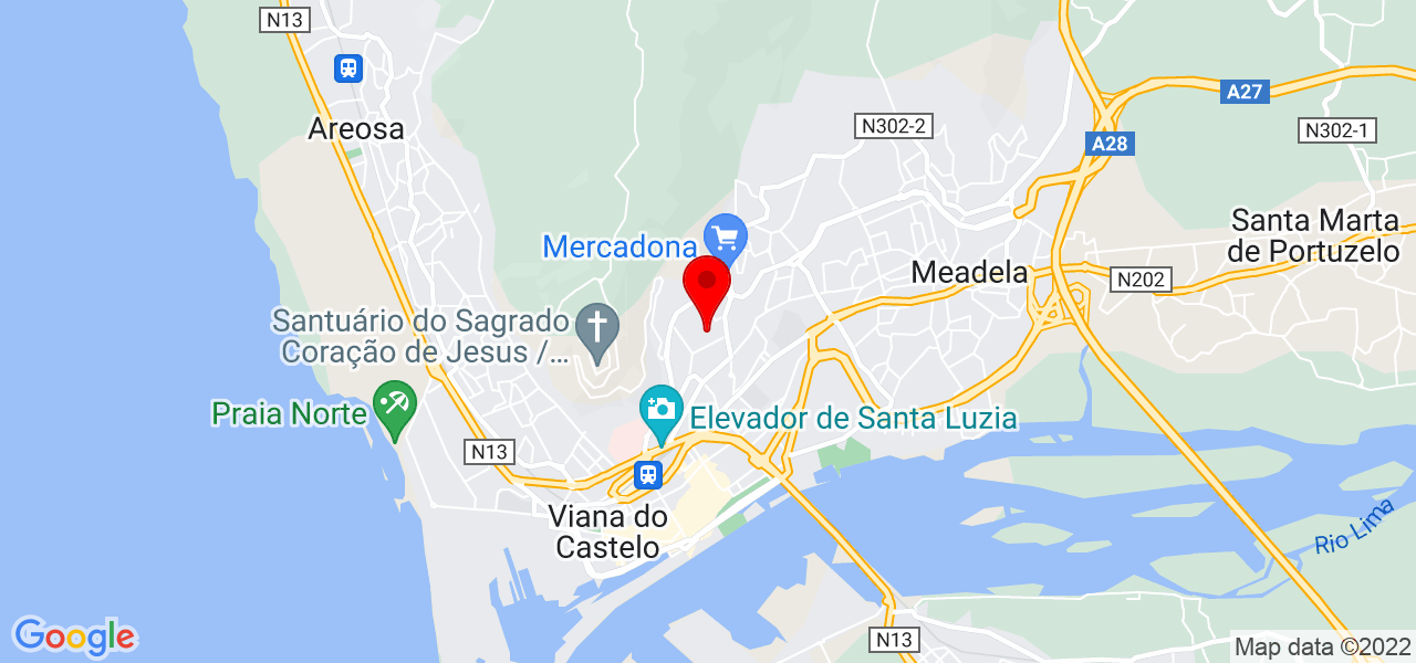 Andressa alves - Viana do Castelo - Viana do Castelo - Mapa