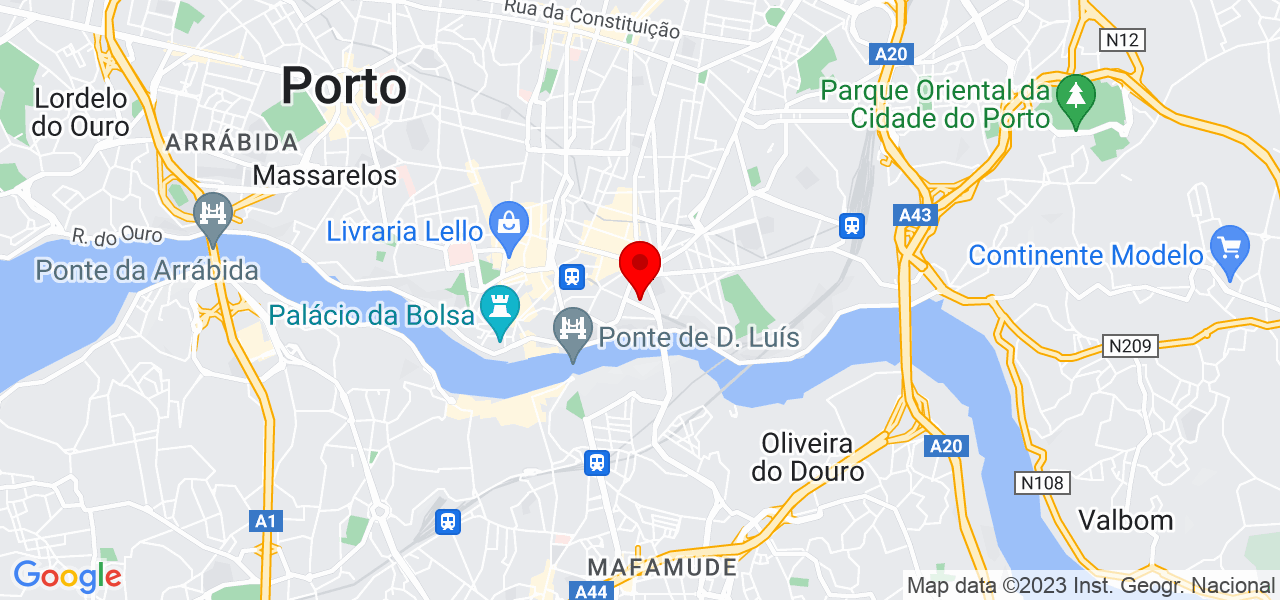 Polina Love Dogs - Porto - Porto - Mapa
