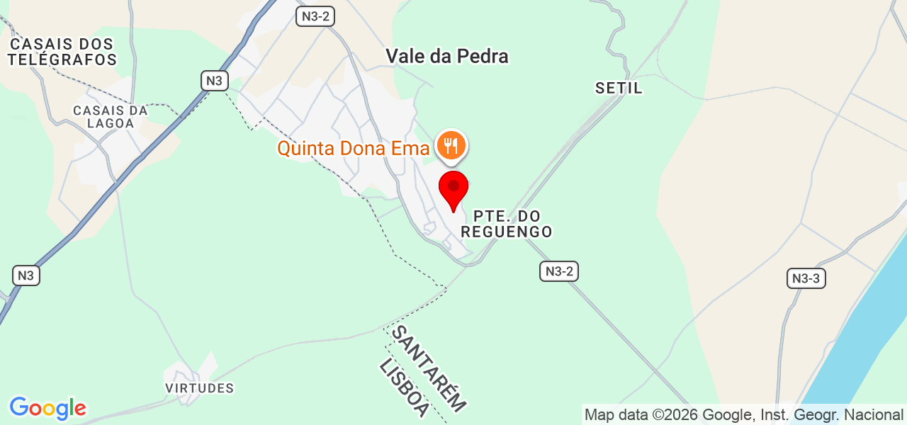 Daniela Gon&ccedil;alves - Santarém - Cartaxo - Mapa