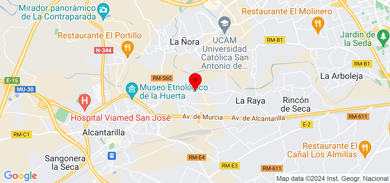 Yeilly Yedra - Región de Murcia - Murcia - Mapa