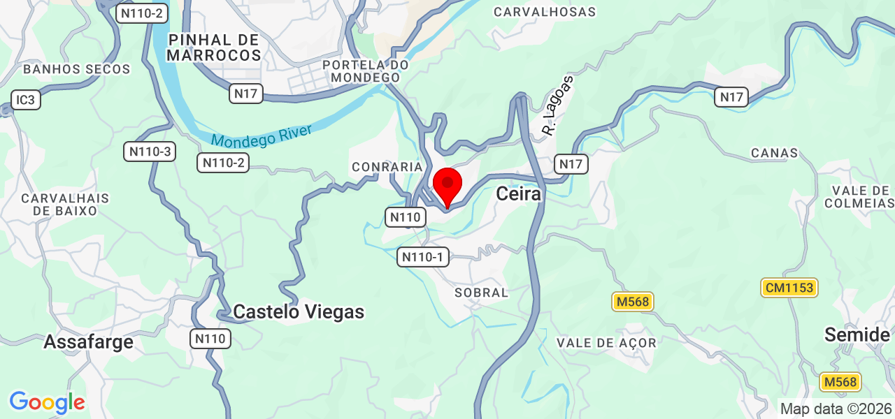 Plan & Project, Portugal - Coimbra - Coimbra - Map