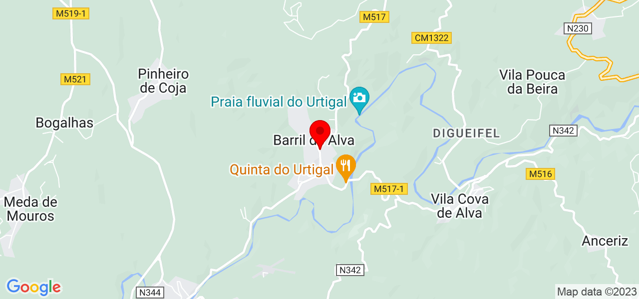 Massagista e Terapeuta psicocorporal - Coimbra - Arganil - Mapa
