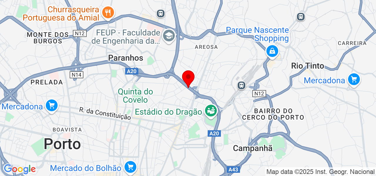 David Mata - Porto - Porto - Mapa
