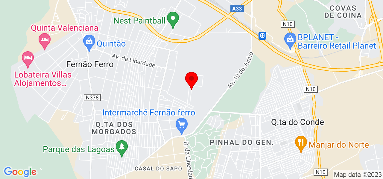 Beto instalador de papel de parede pintor de parede   e servi&ccedil;os de marido de aluguel - Setúbal - Seixal - Mapa