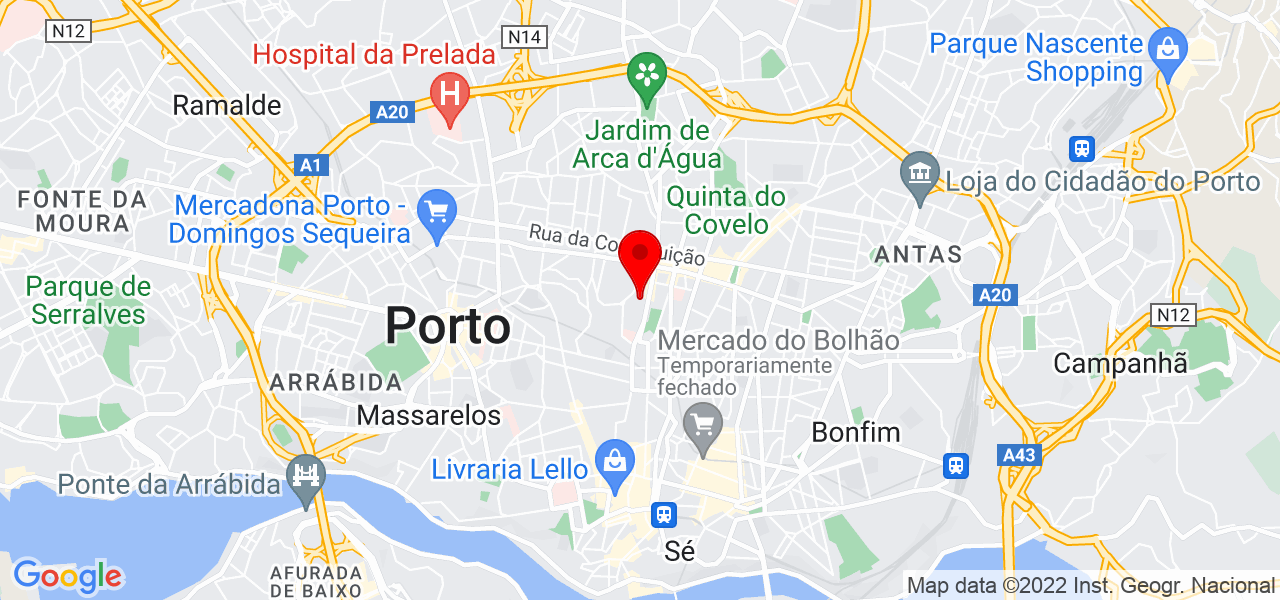 Rita Cordeiro - Porto - Porto - Mapa