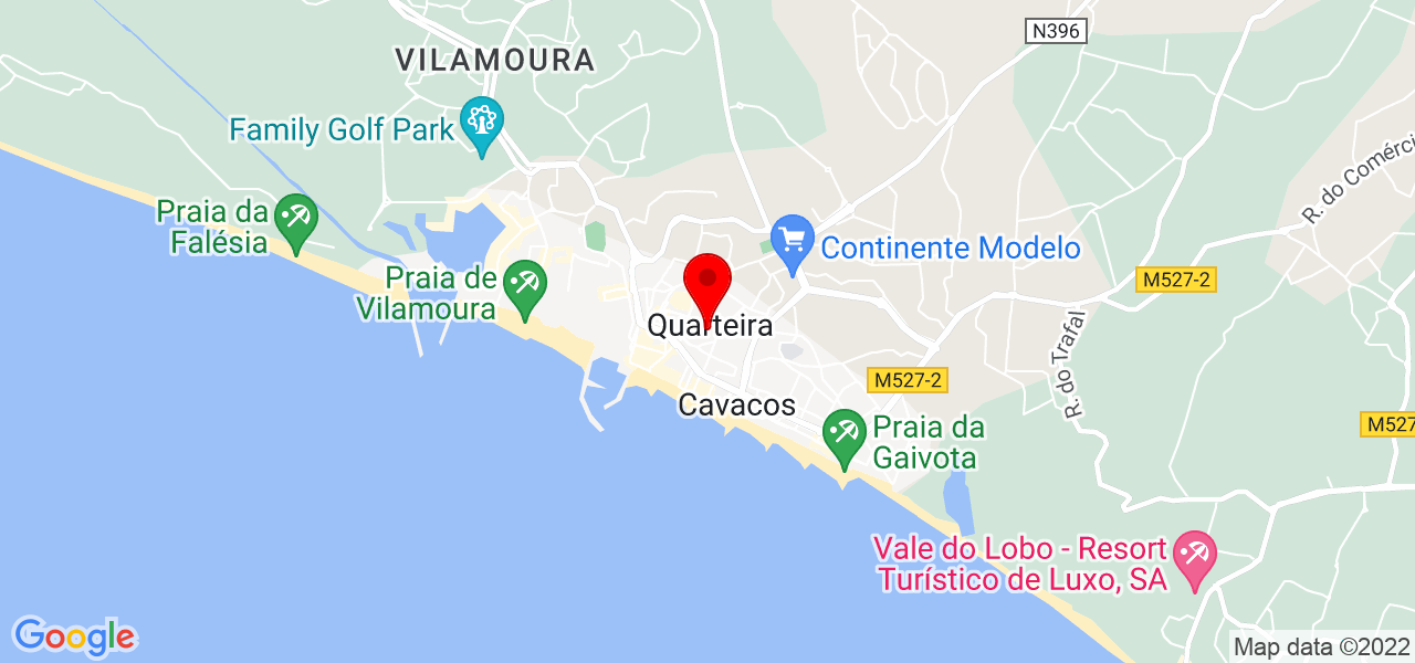 P Moita - Faro - Loulé - Mapa