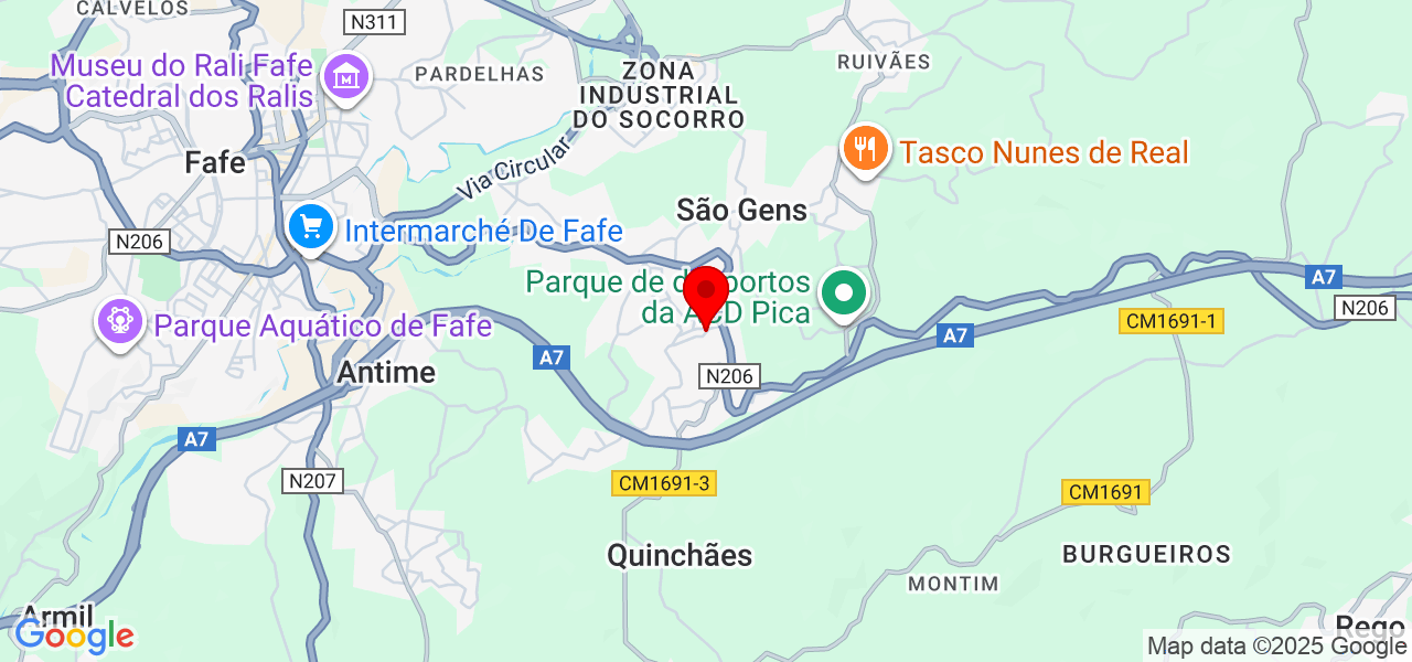 LAffonso manutenções de modo geral - Braga - Fafe - Mapa