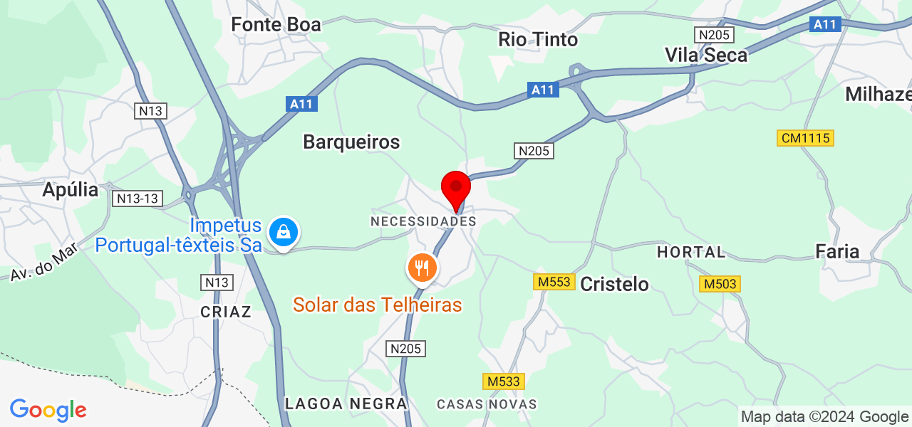 Monteiro Pinturas - Braga - Barcelos - Map